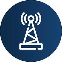 Antenna Creative Icon Design vector