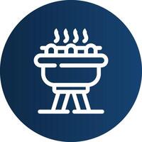 Barbecue Creative Icon Design vector