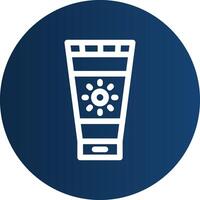 Sunscreen Creative Icon Design vector