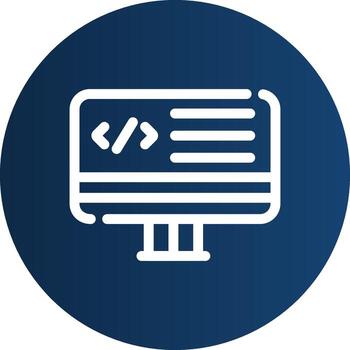 Web Programming Creative Icon Design vector
