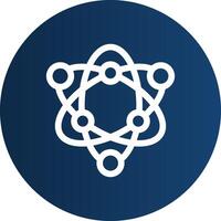 Atom Creative Icon Design vector