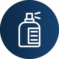 Spray Bottle Creative Icon Design vector