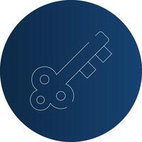 Door Key Creative Icon Design vector