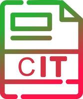 Line Red and Green Gradient vector
