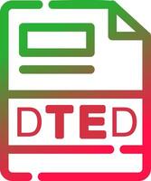 Line Red and Green Gradient vector
