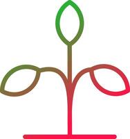 Line Red and Green Gradient vector