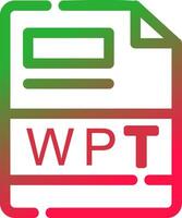 Line Red and Green Gradient vector