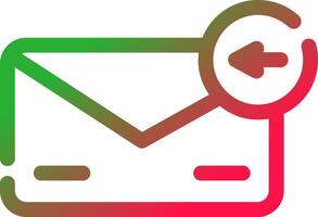 Line Red and Green Gradient vector