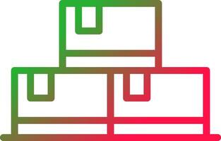 Line Red and Green Gradient vector