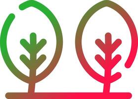 Line Red and Green Gradient vector