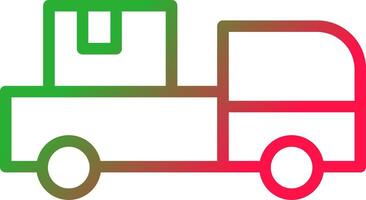 Line Red and Green Gradient vector