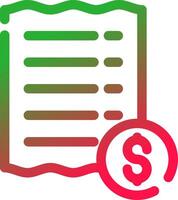 Line Red and Green Gradient vector