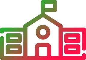 Line Red and Green Gradient vector