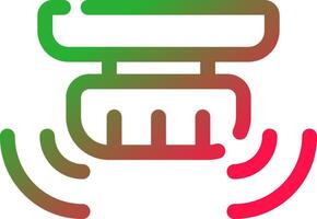 Line Red and Green Gradient vector