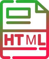 Line Red and Green Gradient vector