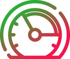 Line Red and Green Gradient vector