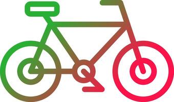 Line Red and Green Gradient vector