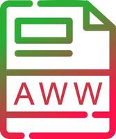 Line Red and Green Gradient vector