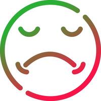 Line Red and Green Gradient vector
