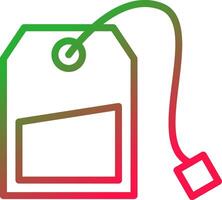 Line Red and Green Gradient vector