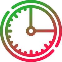 Line Red and Green Gradient vector