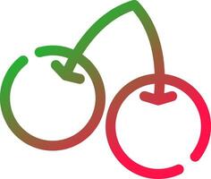 Line Red and Green Gradient vector
