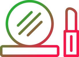 Line Red and Green Gradient vector