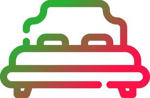 Line Red and Green Gradient vector