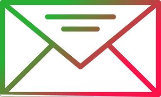 Line Red and Green Gradient vector