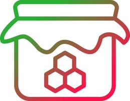 Line Red and Green Gradient vector