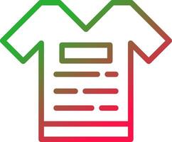 Line Red and Green Gradient vector