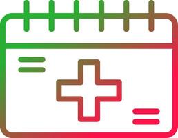 Line Red and Green Gradient vector