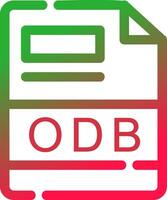 Line Red and Green Gradient vector