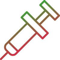 Line Red and Green Gradient vector