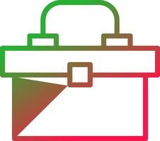 Line Red and Green Gradient vector