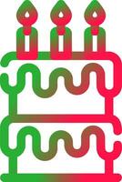 Line Red and Green Gradient vector