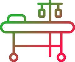 Line Red and Green Gradient vector
