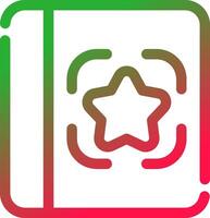 Line Red and Green Gradient vector