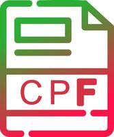 Line Red and Green Gradient vector