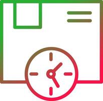 Line Red and Green Gradient vector