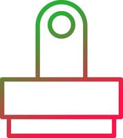 Line Red and Green Gradient vector