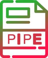 Line Red and Green Gradient vector
