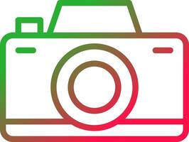 Line Red and Green Gradient vector