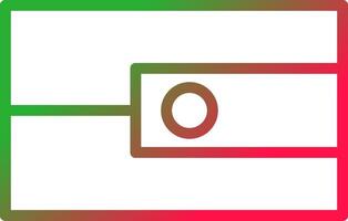 Line Red and Green Gradient vector