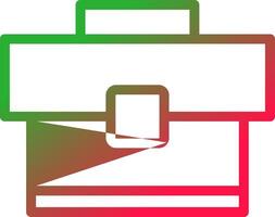 Line Red and Green Gradient vector