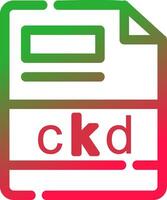 Line Red and Green Gradient vector