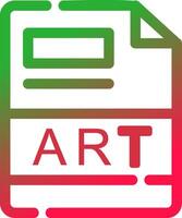 Line Red and Green Gradient vector