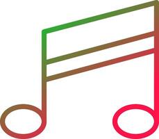 Line Red and Green Gradient vector