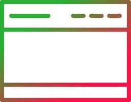 Line Red and Green Gradient vector