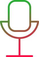 Line Red and Green Gradient vector